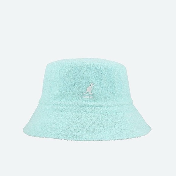 New Kangol Bermuda Bucket - Aqua size M - Picture 1 of 4